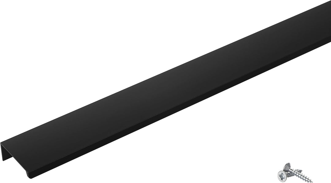 5er Set Möbelgriffe Blankett Jane 680 mm schwarz Schrankgriffe Griffleiste Küchengriffe von Sotech L