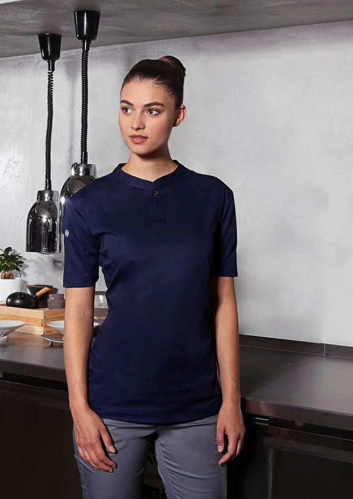 Karlowsky Kurzarm Damen Arbeitsshirt Performance 60% Baumwolle, 40% Polyester 2XL Marine, 2XL Marine