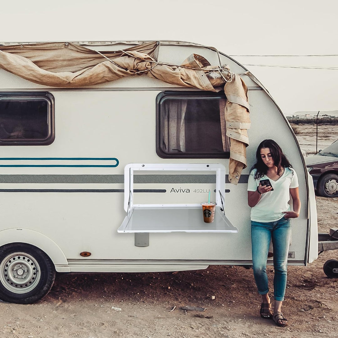 Klappbarer Picknicktisch für Wohnmobil, Wohnmobil, Aussentisch, zusammenklappbar, für Wohnmobile, Au