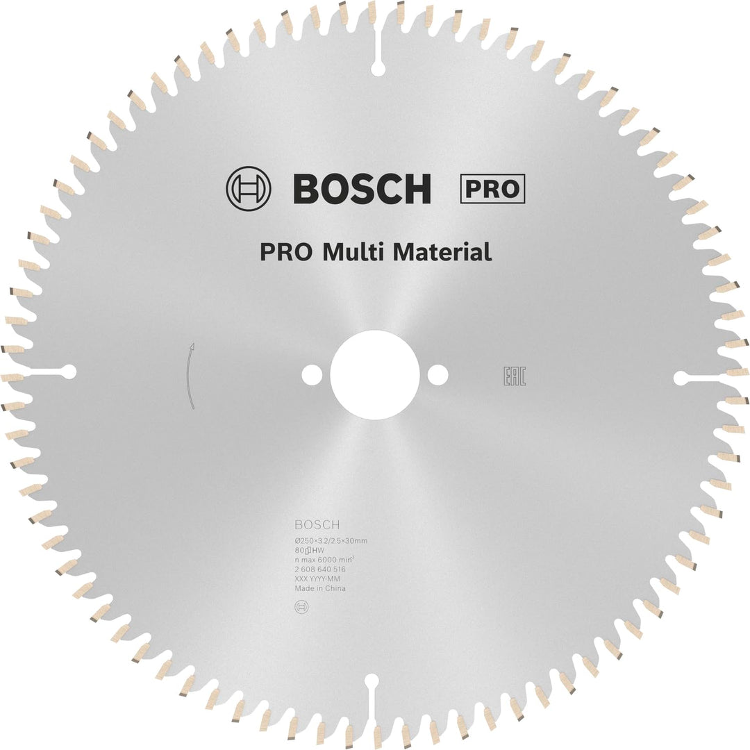 Bosch Accessories Bosch Professional 1x Kreissägeblatt Multi Material (für Multimaterial, Sägeblatt