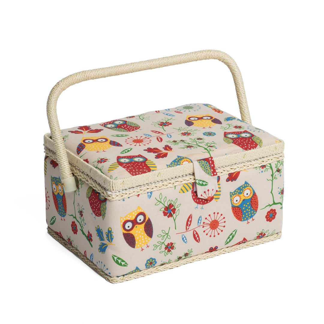 Hobby Gift Exclusive Mittelgrosse Nähbox, Bastel-Aufbewahrungsbox, Zubehörablage, Nadelkissen, PVC-G