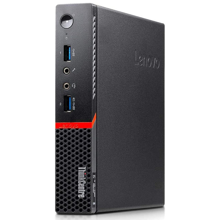 Lenovo Mini PC Desktop-Computer ThinkCentre M900 Tiny, Prozessor Core i7-6700T, 16 GB RAM, SSD 240 G