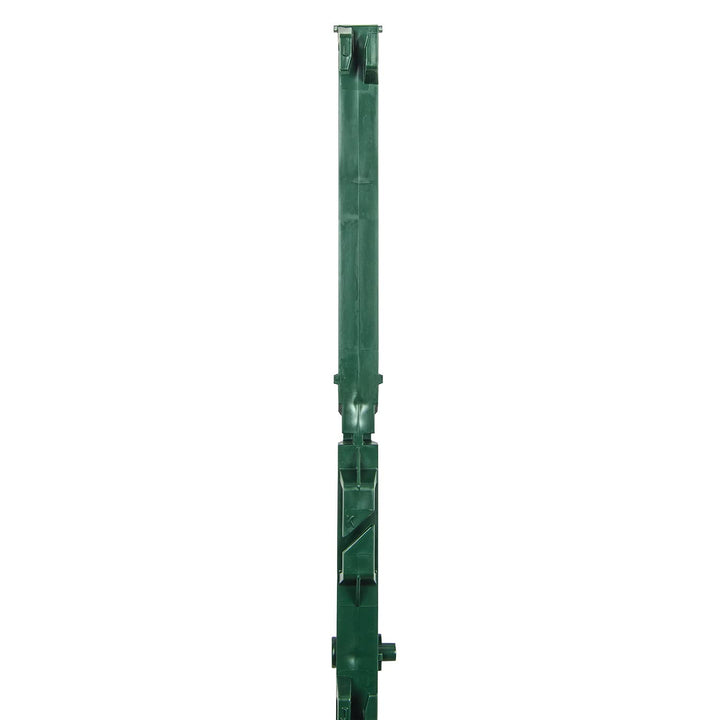 horizont Weidezaunpfähle Kunststoff 5 Stück grün, Höhe 138cm, Doppeltritt, Kunststoffpfahl mit Ösen