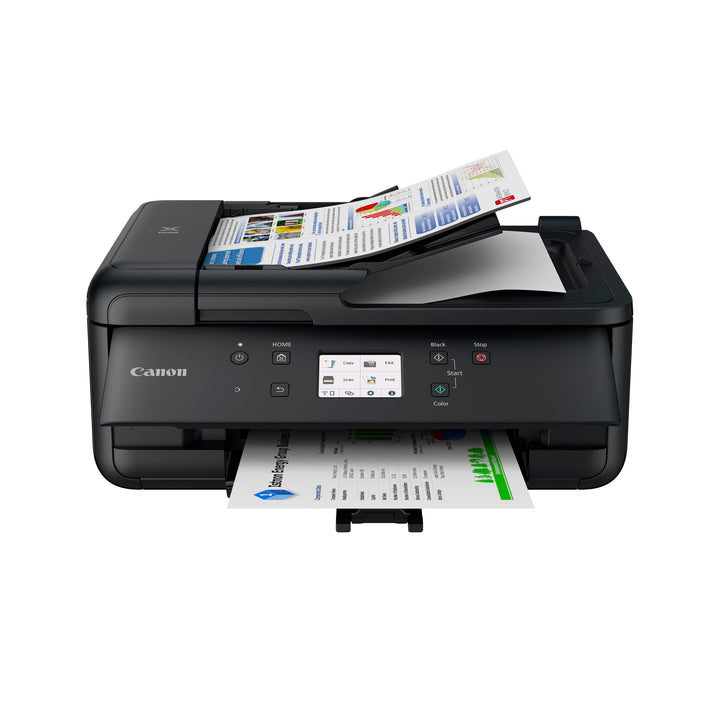 Canon PIXMA TR7650 Multifunktionsdrucker DIN A4 - Farbtintenstrahldrucker schwarz 4 in 1 (Scanner, K