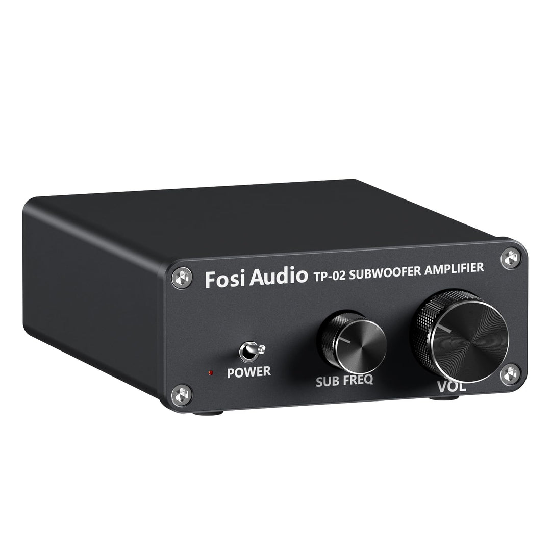 Fosi Audio TP-02 Subwoofer Verstärker 220Watt, Subwoofer Amplifier Home Sub Bass Power Verstärker, T