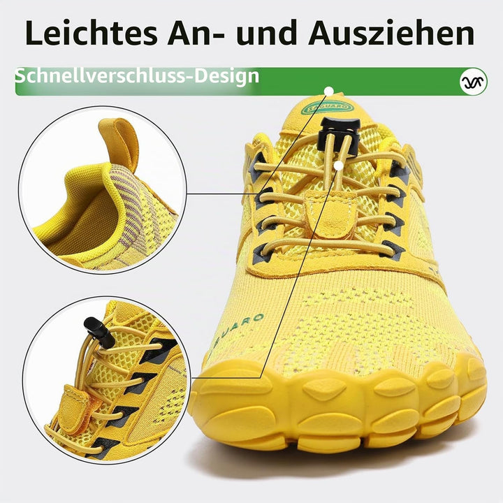 SAGUARO Unisex Barfussschuhe Damen Minimalistische Fitnessschuhe Herren Outdoor Wanderschuhe Trailla