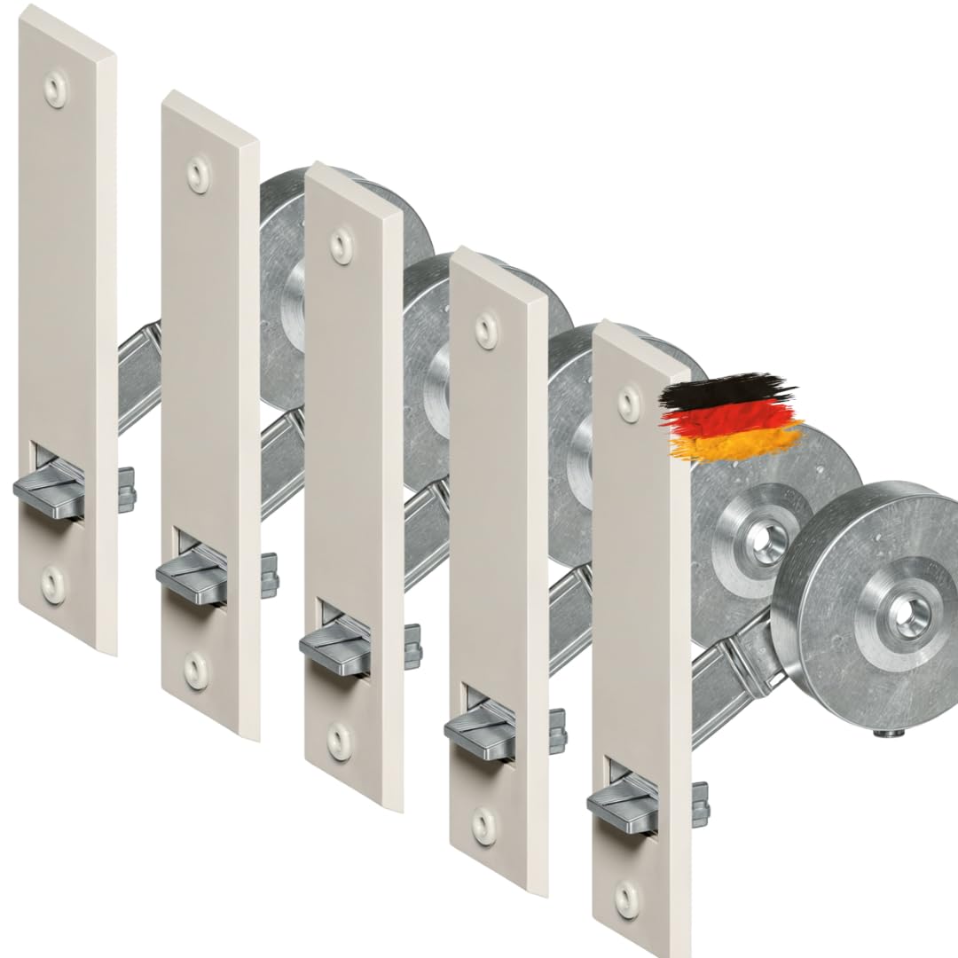 markiso® Rolladen Gurtwickler unterputz, Rollladen Aufwickler Lochabstand 160mm | 5 Stück | für Maxi