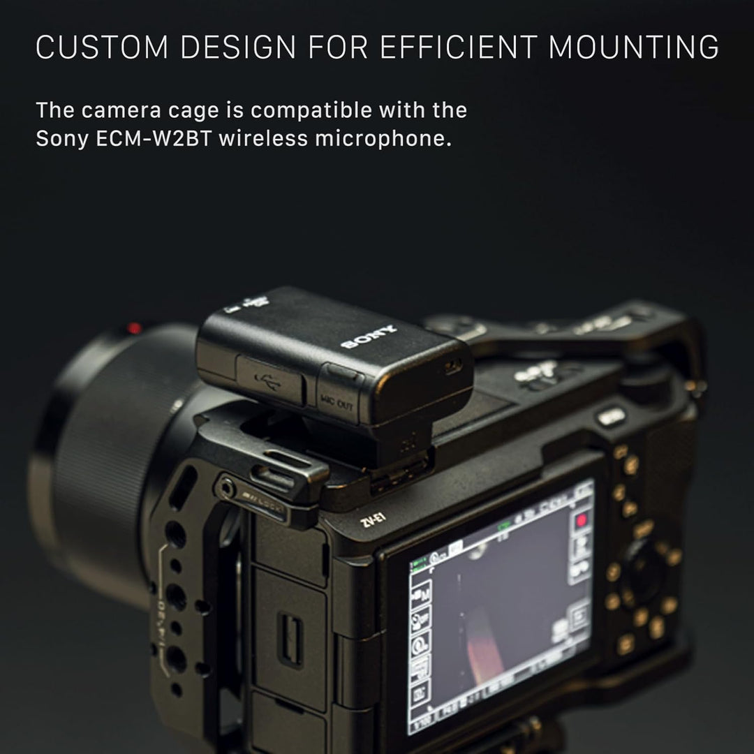 Tilta ZV-E1 Cage, kompletter Kamerakäfig, kompatibel mit Sony ZV-E1 mit integriertem Handgriff Hohe