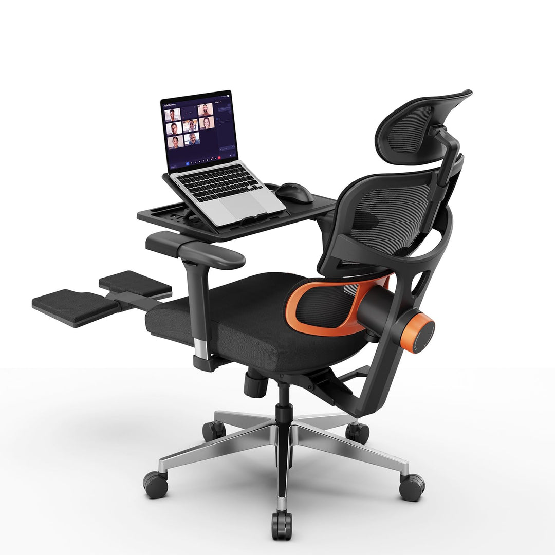 Newtral NT002 Bürostuhl Ergonomisch mit Fussstütze, Ergonomischer Schreibtischstuhl 150kg, Ergonomic