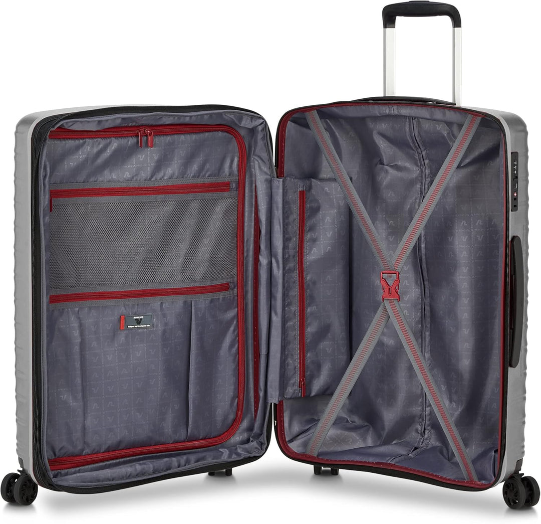 RONCATO Wave - 4-Rollen-Trolley M 65 cm erw. Champagne Champagner, Champagner