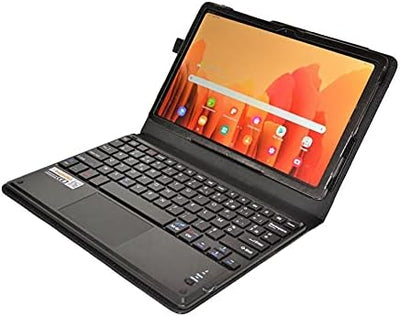 MQ21 für Galaxy Tab A7 10.4 - FRANZÖSISCHES LAYOUT - Bluetooth Tastatur Tasche mit Touchpad für Sams