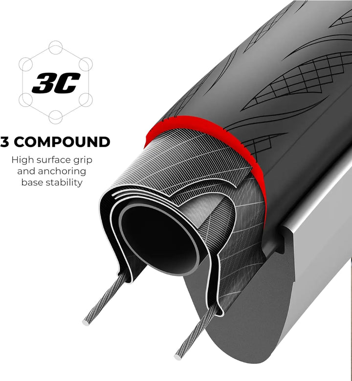 Vittoria Rubino Pro IV Graphene 2.0 - Performance Rennrad Reifen - Tubeless Ready - Faltbare Fahrrad