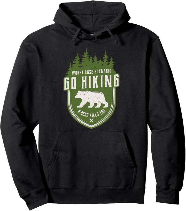 Camping Vintage Gehen Wandern Spass Sommer Bergsteigen Ausrüs Pullover Hoodie
