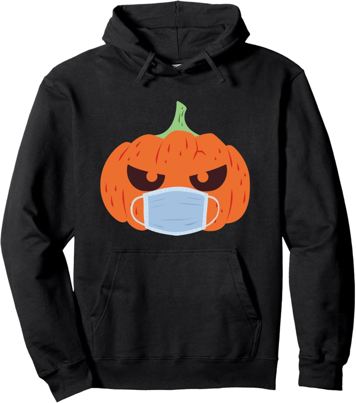 Kürbis Mit Maske Halloween 2020 Ich Brauche Kein Kostüm Pullover Hoodie