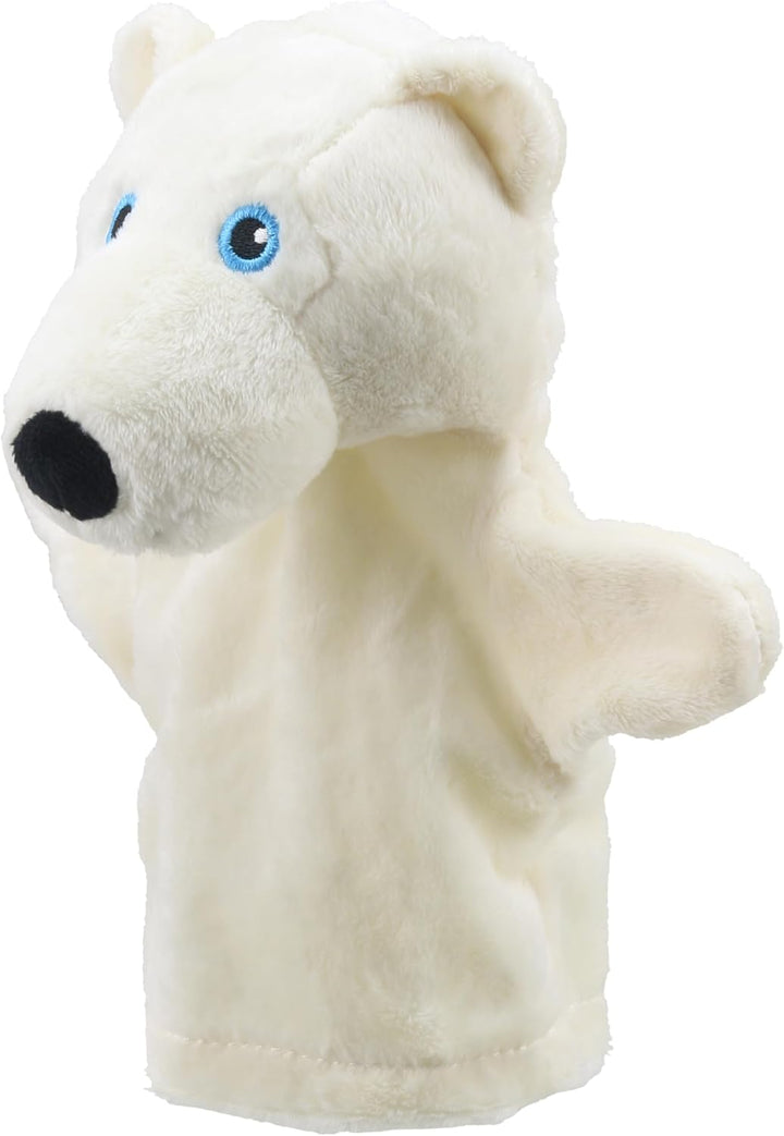 The Puppet Company - Meine erste Weihnachtspuppe - Eisbär-Handpuppe - Geeignet ab Geburt - PC003828,