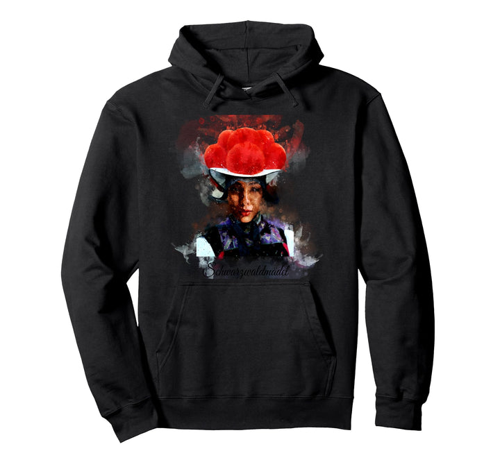cooles Bollenhut Schwarzwaldmädel Schwarzwald Pullover Hoodie