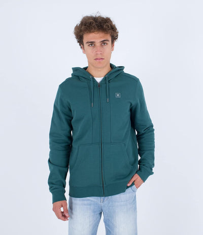 Hurley Herren Box Zip Fleece Sweatshirt XL Eden, XL Eden