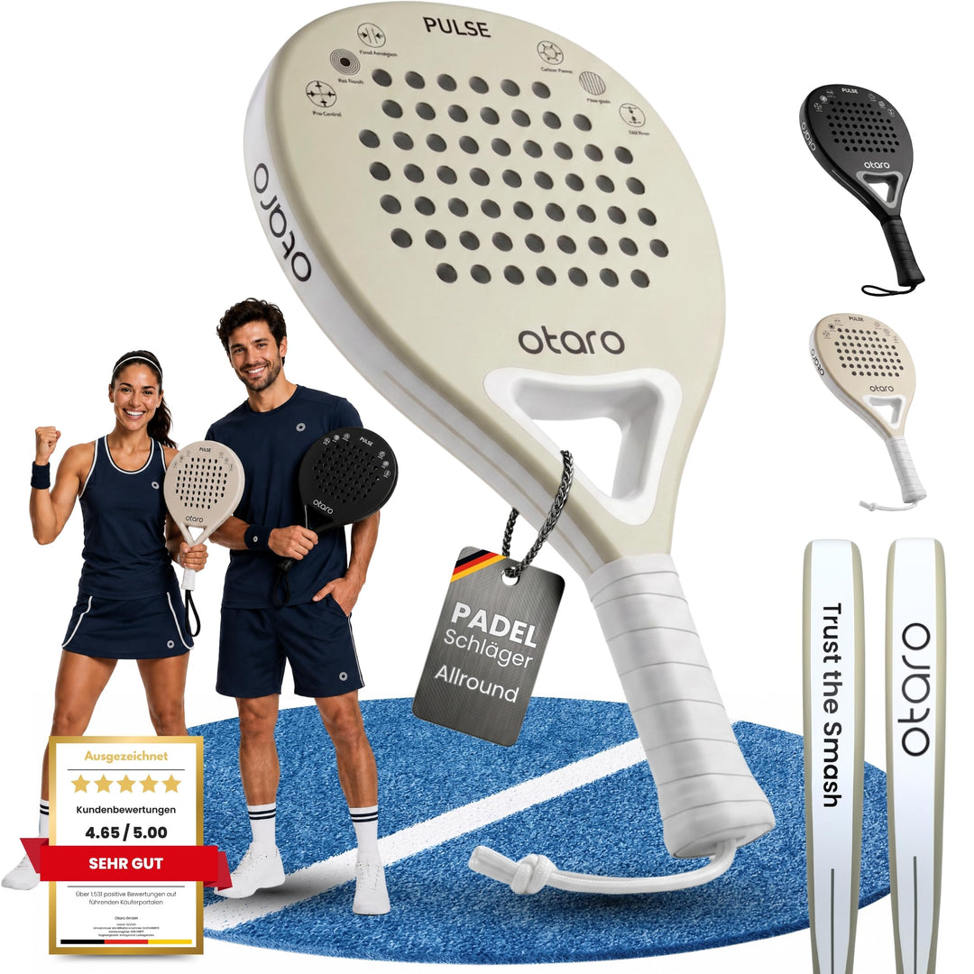 OTARO Padelschläger für Anfänger &amp; Fortgeschrittene | Ultraleicht &amp; ausbalanciert | Padel Schläger C