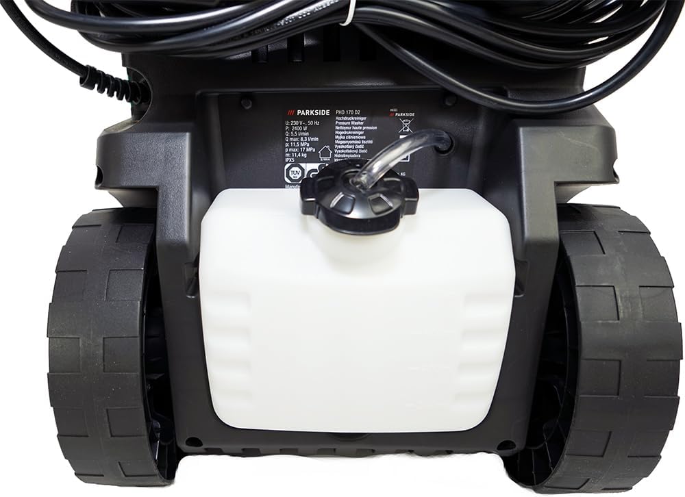 HEADNMORE® Bundle - Parkside® Hochdruckreiniger PHD grün - 2400W - 500 l/h - 170bar + HEADNMORE® Sch
