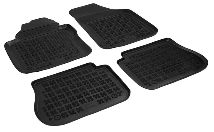 AZUGA Hohe Gummi Fussmatten passend für VW Caddy (Life) ab 2004-2015/Caddy ab 2015-10/2020 AZ1030012