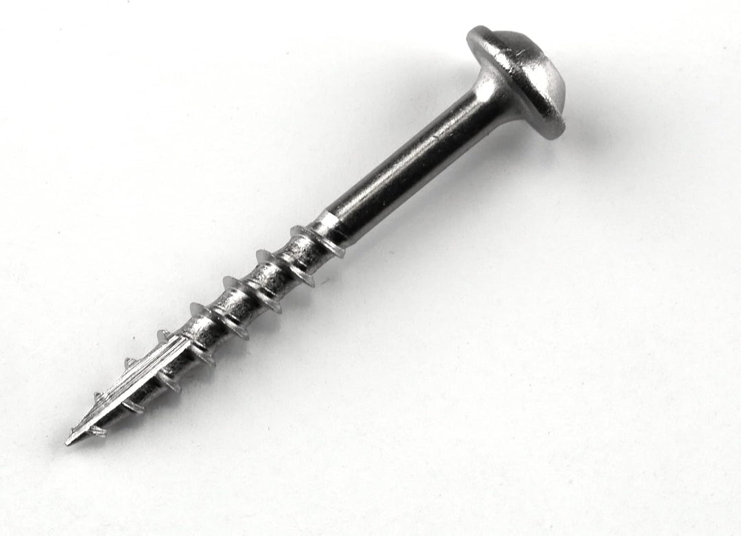 Kreg SML-C150S5-100 Schrauben, aus Edelstahl, Durchkopplung, 3,8 cm, 8, grob, Waschkopf, 100 Stück