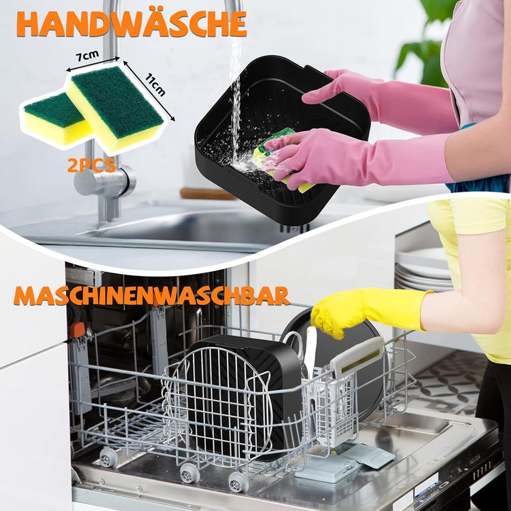 Heissluftfritteuse Zubehör 12PCS, Airfryer Zubehör für Philips 5000 Serie XXL 7,2L (HD9285/90), Ninj