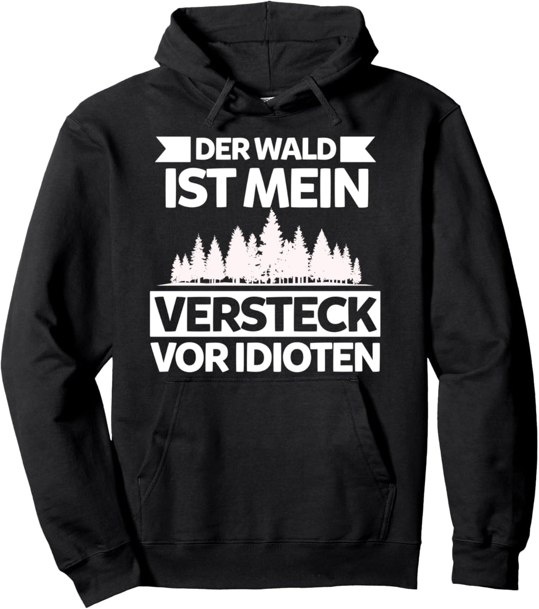 Holzfäller Wald Waldarbeiter Holzhacken Kettensäge Lustig Pullover Hoodie