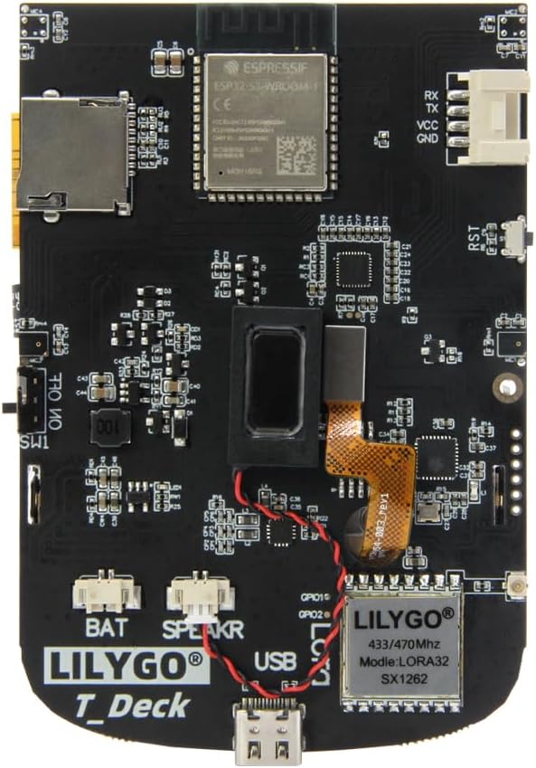 LILYGO T-Deck ESP32-S3 LoRa BLE WiFi TTGO Modul LoRaWAN Long Range Entwicklungsboard mit 2,8 Zoll LC