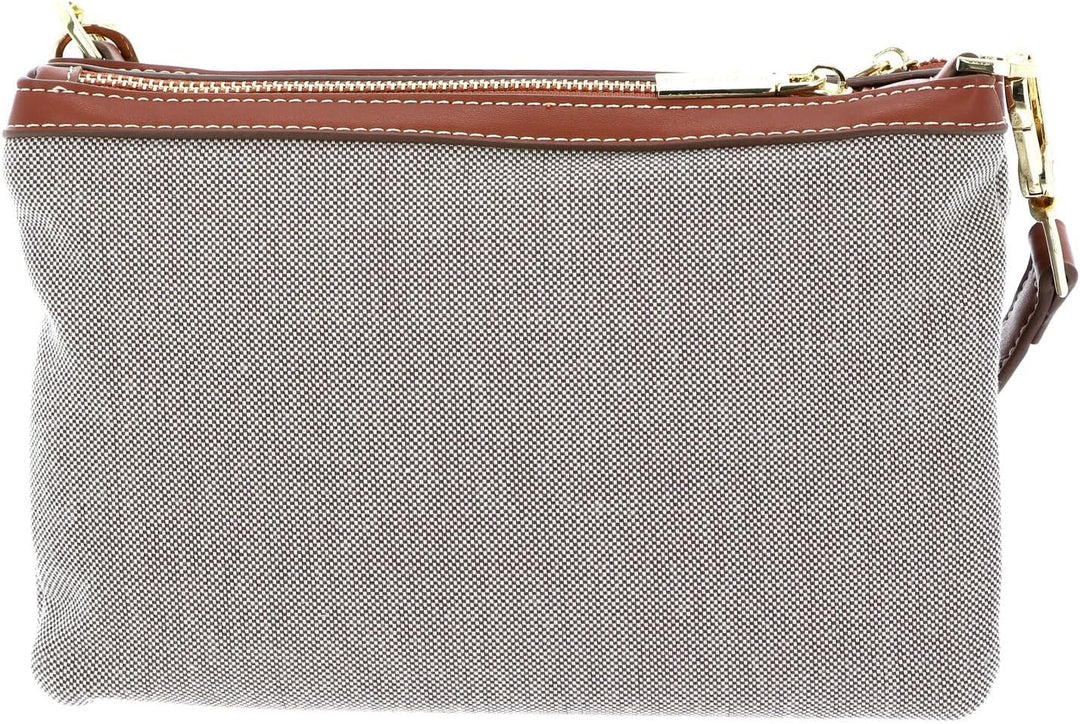 U.S. POLO ASSN. Victoria Double Zip Crossbody Bag Brown