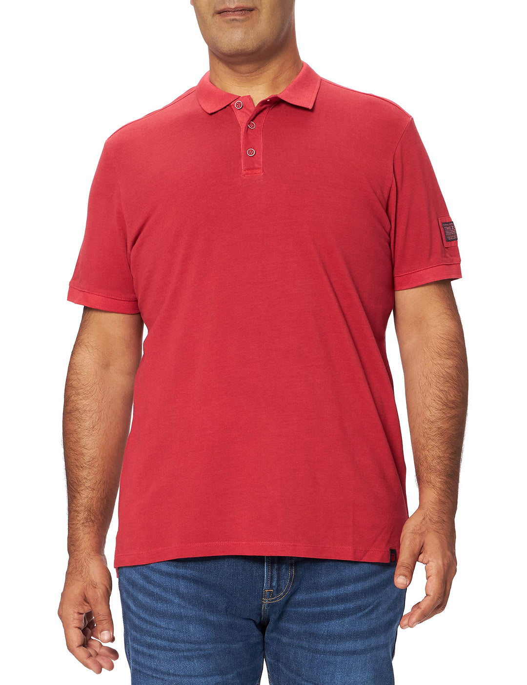 Timezone Herren Vintage Poloshirt T-Shirt XL Lipstick Red, XL Lipstick Red