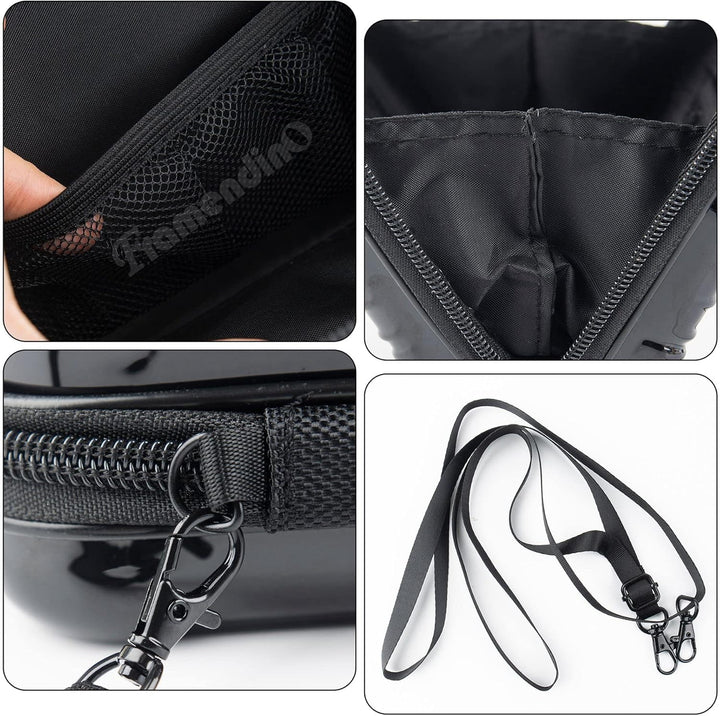 Framendino, Make-up-Tasche für Toilettenartikel, Mini-Schultertasche mit abnehmbarem Griff und Schul