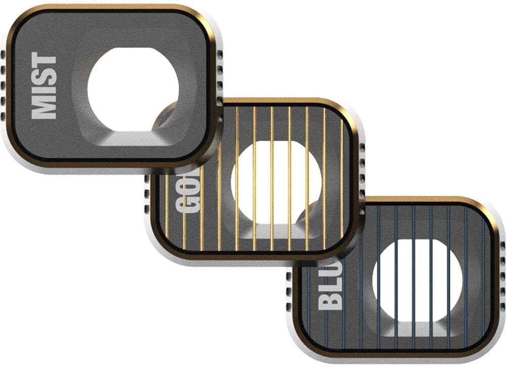 PolarPro - DJI Mini 3 Pro - Mist + GoldM + BlueM (3er-Pack) - Ultraleichtes Aluminium - Präzise kons