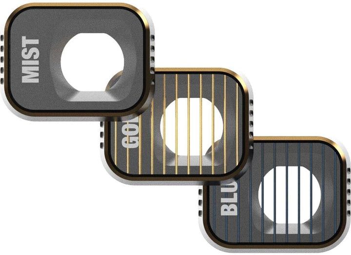 PolarPro - DJI Mini 3 Pro - Mist + GoldM + BlueM (3er-Pack) - Ultraleichtes Aluminium - Präzise kons