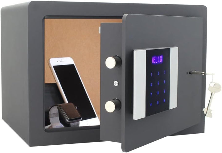 Profirst Möbeltresor Hestia 250 Elektronikschloss Notöffnung LED Touchscreen Innenbeleuchtung Anthra