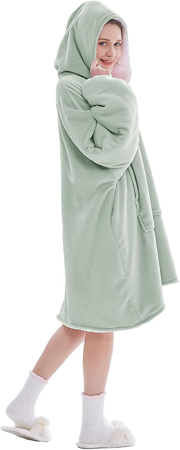 Übergrosse Hoodie Sweatshirt, Original Decke Sweatshirt, super weiche gemütliche warme komfortable R