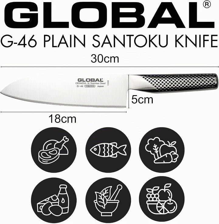Global G-46 Santoku Fischmesser, 18