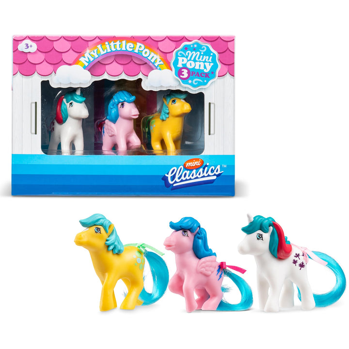 My Little Pony Mini Classics, 2 Zoll grosse Sammelfiguren-Spielzeugset, MLP Generation 1 Serie, Mädc