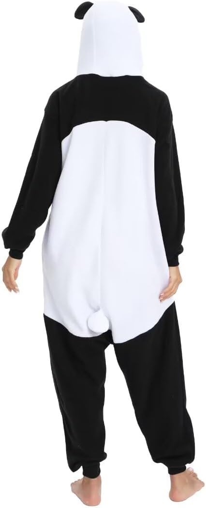 Onesie Tier Erwachsene Unisex Tieroutfit Cosplay Pyjamas Karneval kostüm S Panda, S Panda