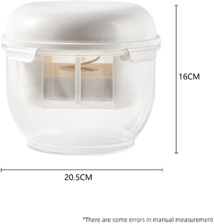 Feine Filtersiebe Joghurt Sieb mit Deckel,Wiederverwendbarer Joghurt Molke Separator,3000ML Griechis