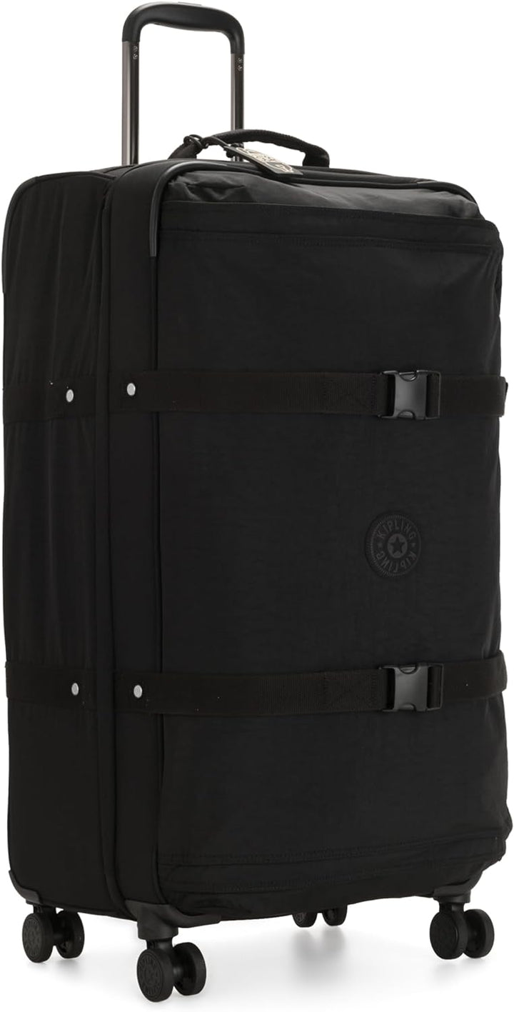 Kipling Spontaneous LRollen-Koffer 360° mit Elastische Träger Black Noir, Black Noir