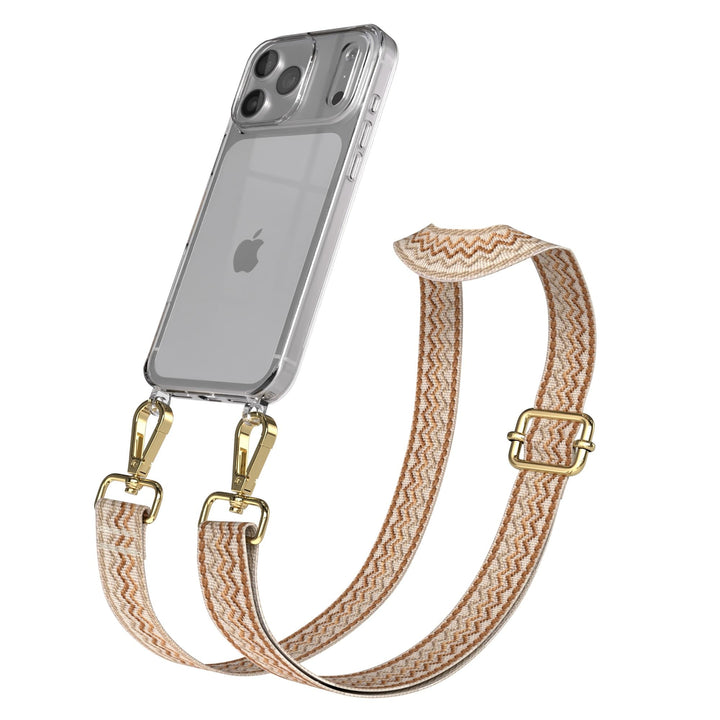EAZY CASE Handykette - Verstellbares Taschenband kompatibel mit iPhone 17 Pro Max, Schulterriemen, H
