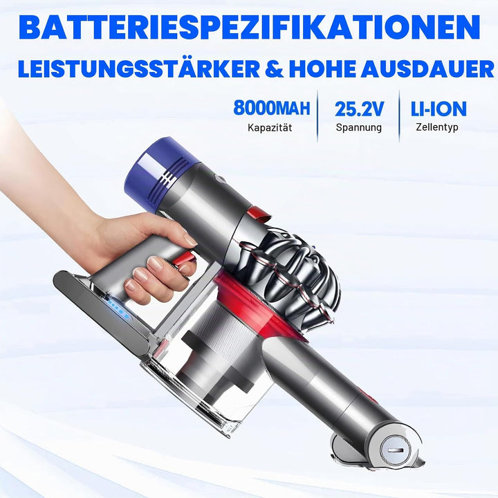 BATTOOL 25,2V 8.0Ah Akku für Dyson V10, Ersatzakku für Dyson SV12 Cyclone Absolute Animal Motörhead