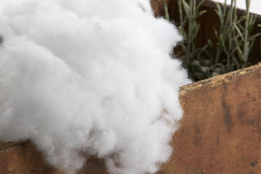 Textilhome – Füllwatte aus silikonisierter Hohlfaser 100% Polyester 1 kg | Weiches Füllmaterial für