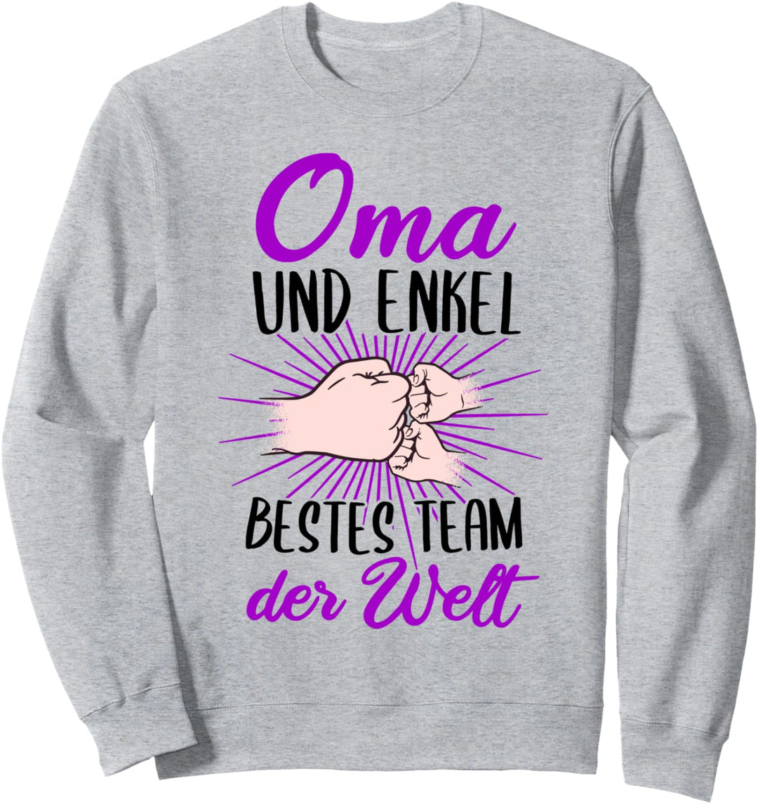 Oma und Enkel Bestes Team der Welt zweifache Oma Sweatshirt