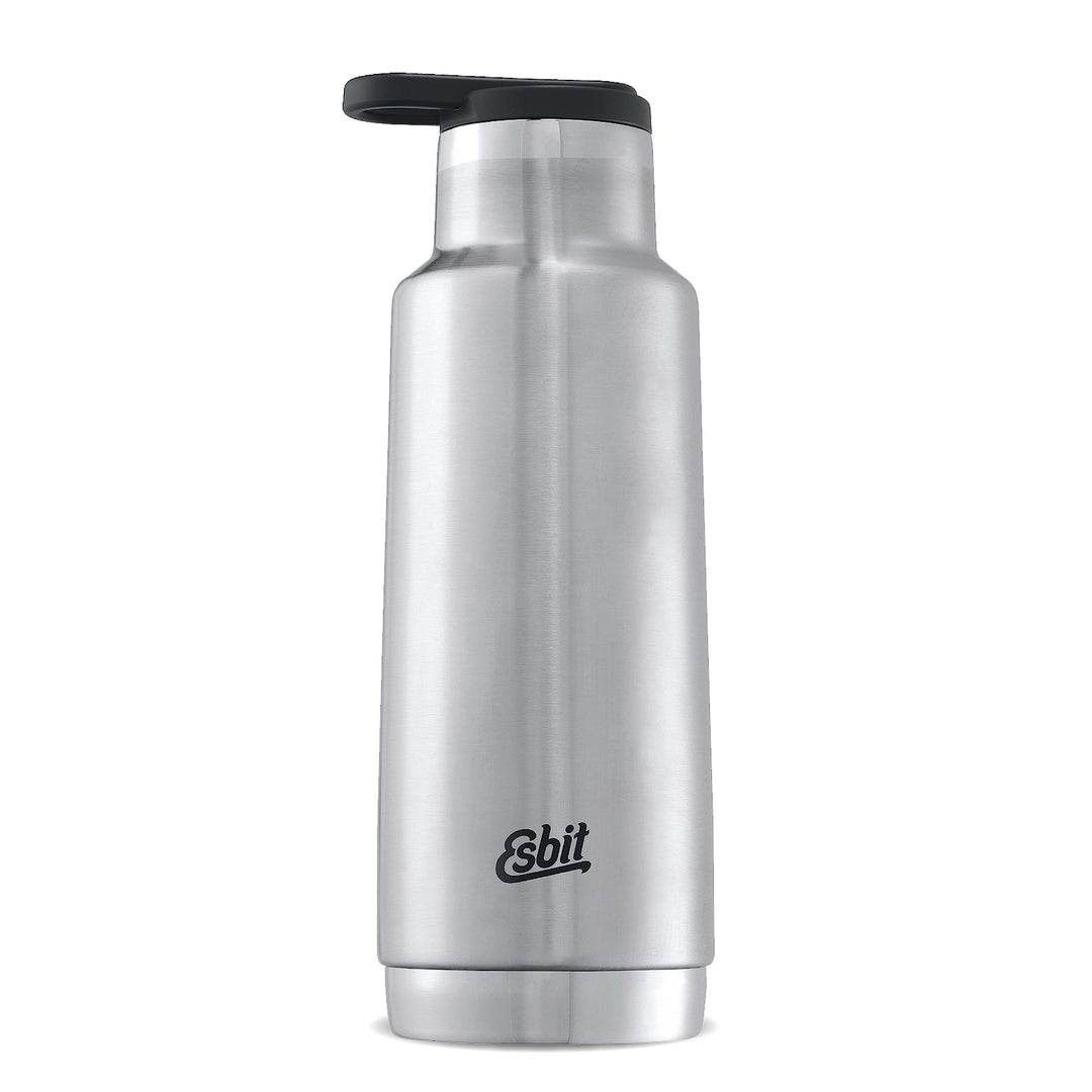 Esbit Isolierflasche Pictor | Edelstahl | BPA-Frei | Schwarz, Silber | 0,75L & mehr | Wasser, Fahrra