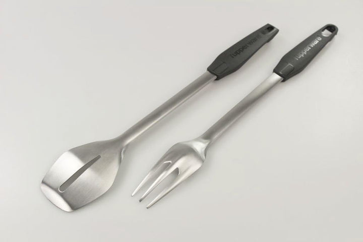 TUPPERWARE Chef-Serie Pro Besteck lila Grillzange/Servierbesteck
