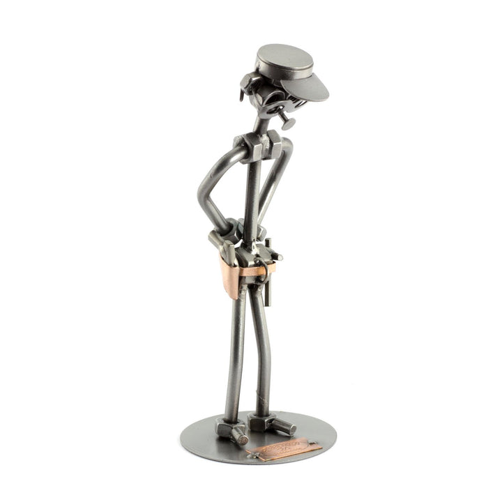 Steelman24 I Schraubenmännchen Polizist I Made in Germany I Handarbeit I Geschenkidee I Stahlfigur I
