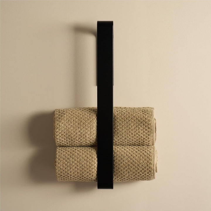 Designfabrik Hamburg | Handtuchhalter ohne Bohren | Gästehandtuchhalter selbstklebend | Handtuchhalt