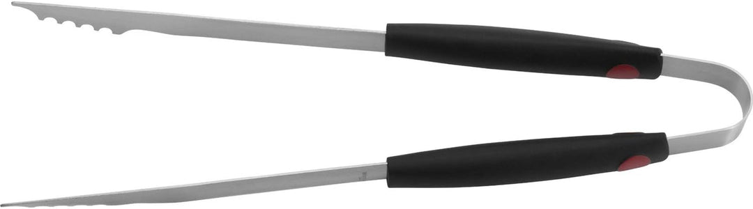 Westmark Grill-/Bratenzange, Länge: 40 cm, Rostfreier Edelstahl/Kunststoff, Farbe: Silber/Schwarz/Ro