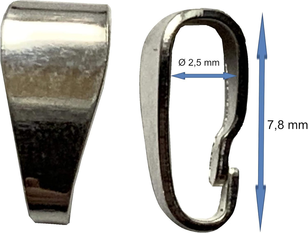 KRIO – 1 x Achat/Bergkristall Druse als Anhänger mit Silberöse - Grösse XL (Drusen Anhänger 4), Drus
